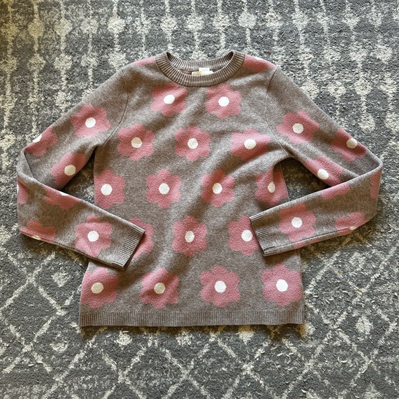 Cynthia Rowley Flower Sweater - Picture 1 of 3